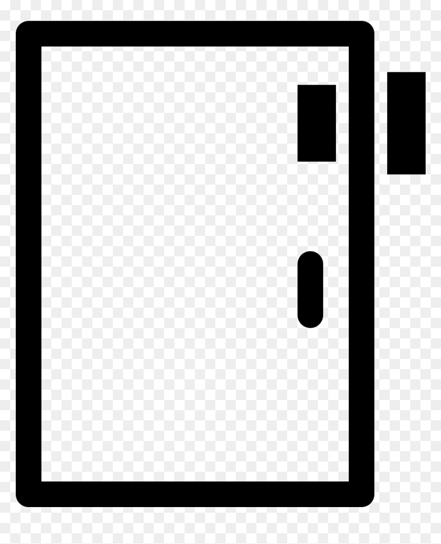Door Clipart Rectangle Shape - Door Sensor Icon Png, Transparent Png - door clipart png