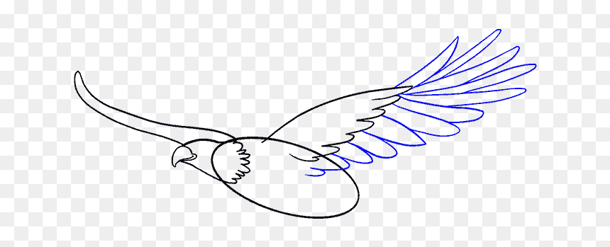Draw A Eagle, HD Png Download - mexican flag eagle png