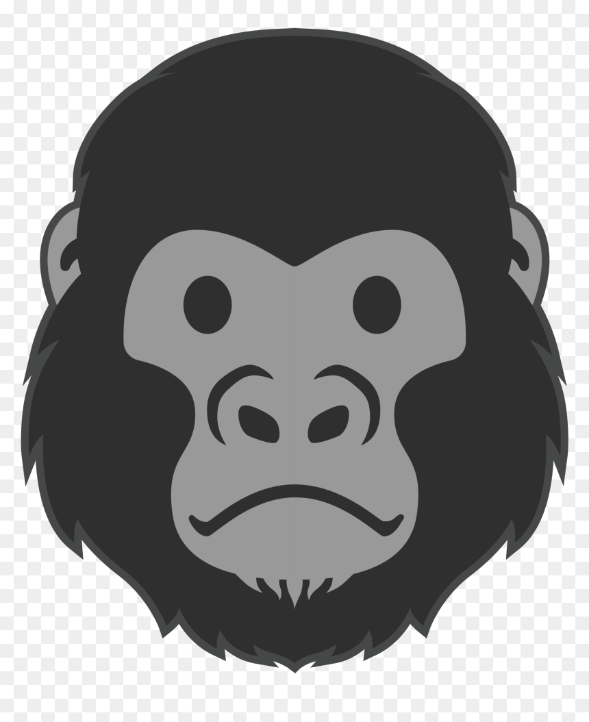 File - Emoji U1f98d - Svg - Wikimedia Commons - Gorilla Face Png, Transparent Png - emoji monkey png