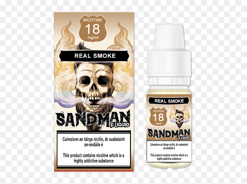 Sandman Real Smoke - Electronic Cigarette, HD Png Download - smoke skull png