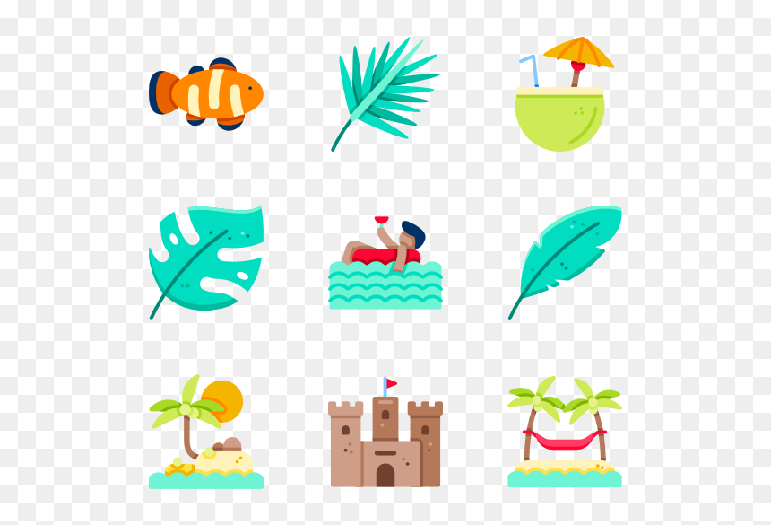 Tropical Beach Beach Png Transparent, Png Download - beach icon png