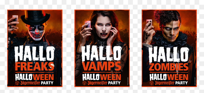 Halloween Jagermeister , Png Download - Flyer, Transparent Png - jagermeister png