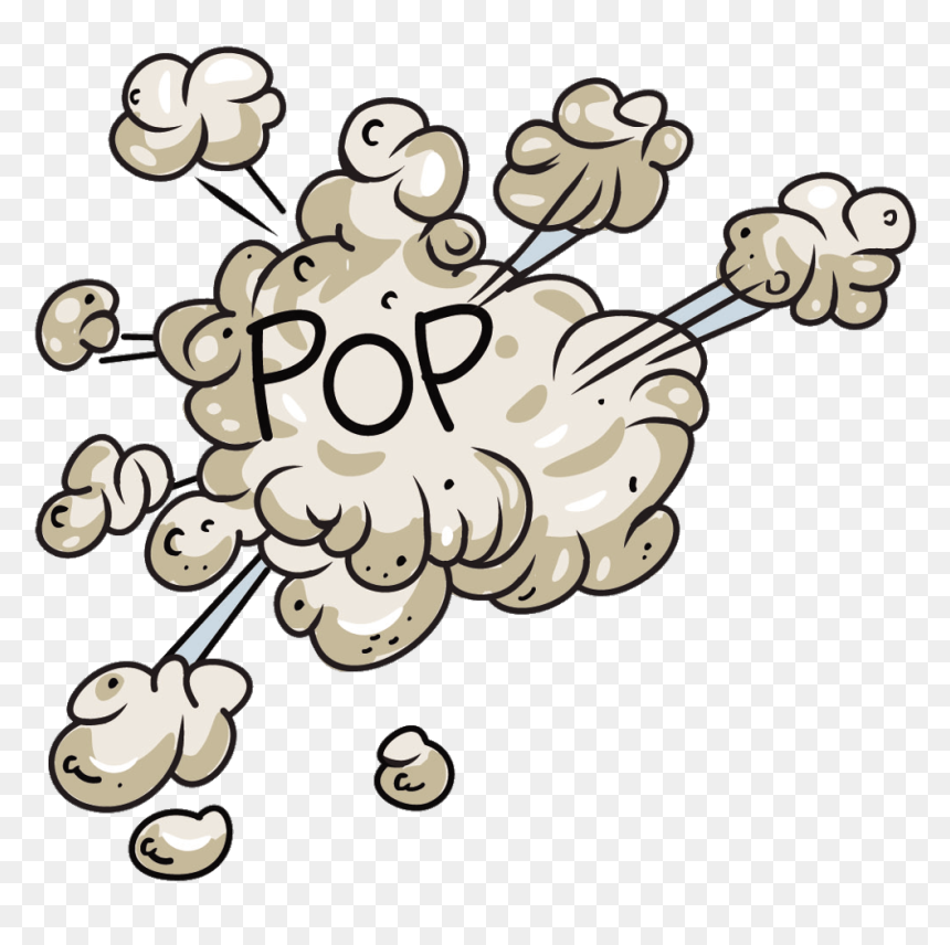 Transparent Comic Cloud Png - Pop Smoke Art Transparent, Png Download - comic cloud png