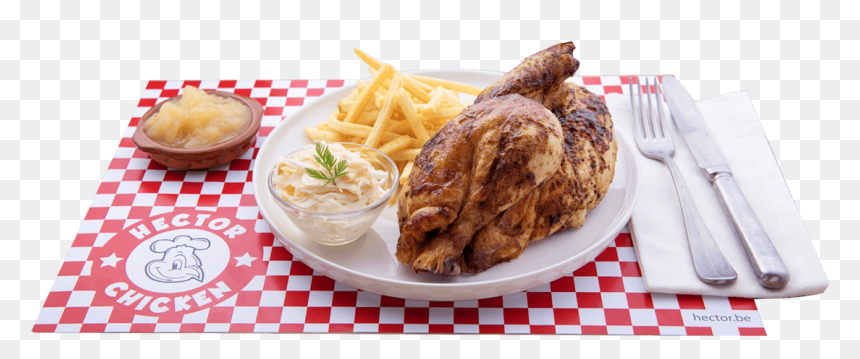 1 2 Poulet Roti, HD Png Download - roasted chicken png