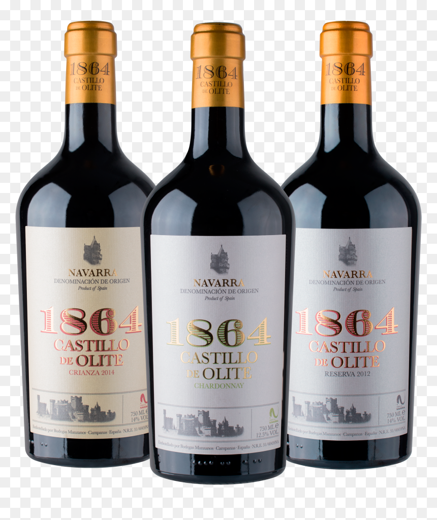 Gama 1864 Castillo De Olite - Wine Bottle, HD Png Download - wine bottle silhouette png