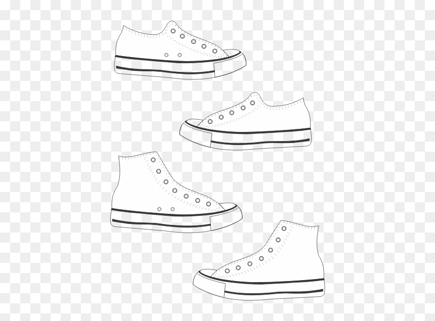 Keds Shoes And Boots Vector Image - Shoe, HD Png Download - shoes vector png