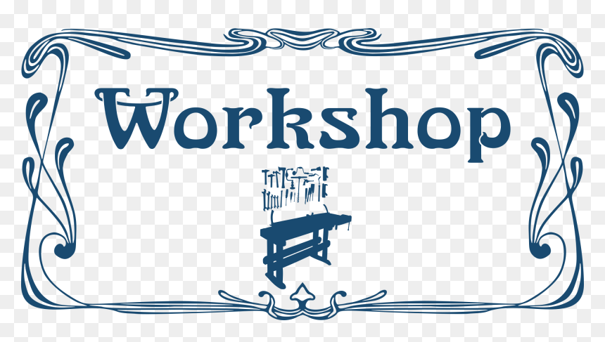 Workshop Door Sign Svg File - Workshop Clipart, HD Png Download - door clipart png