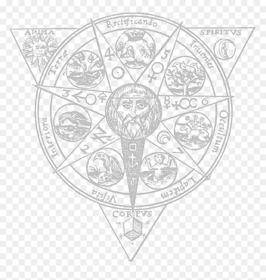Isaac Newton Alchemy, HD Png Download - occult png