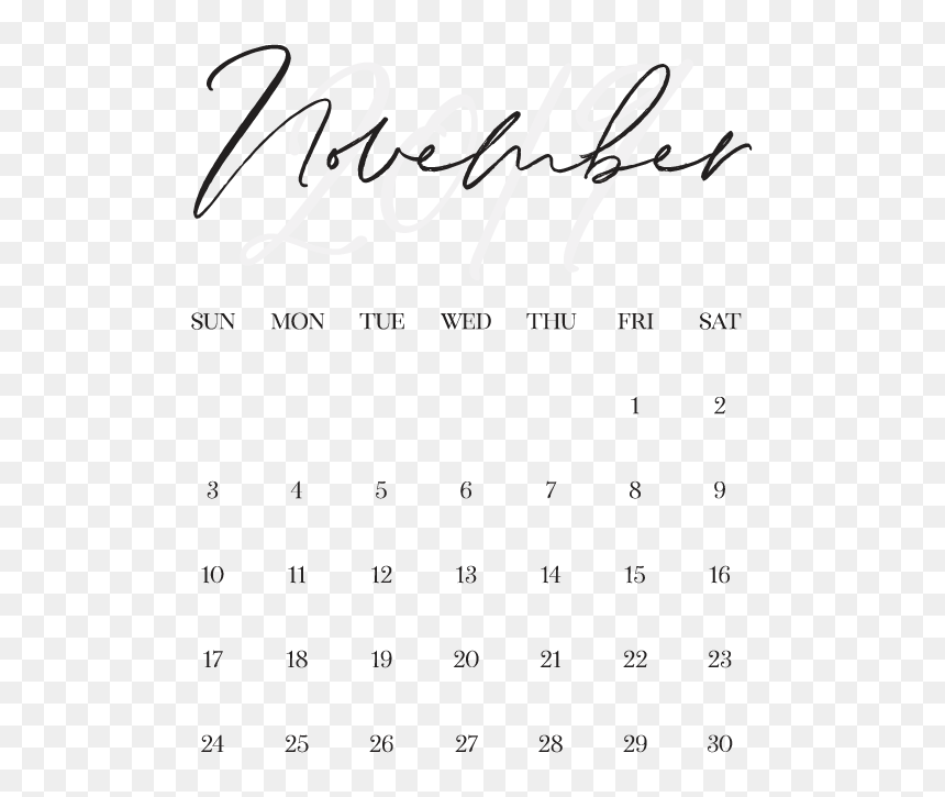 Document, HD Png Download - blank calendar png