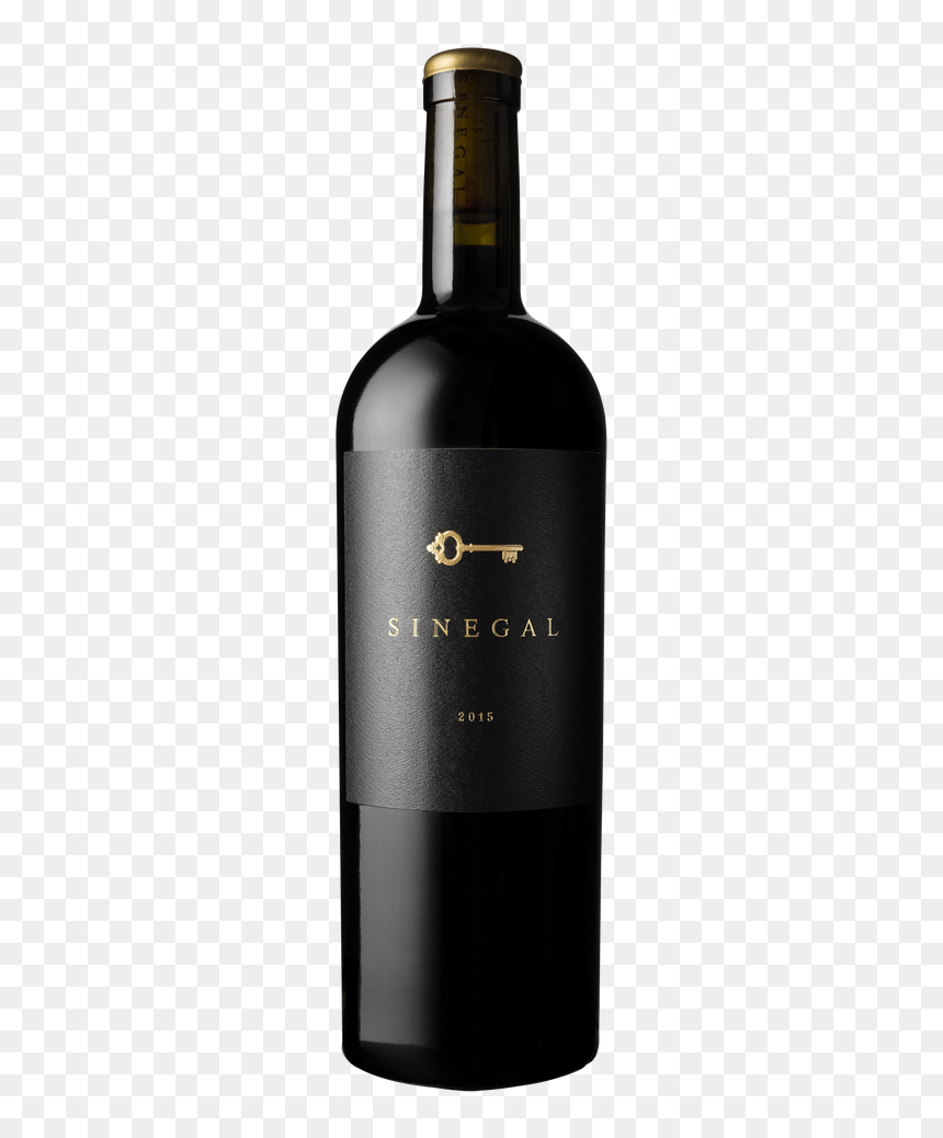 2016 Sinegal Cabernet Sauvignon Estate, HD Png Download - wine bottle silhouette png