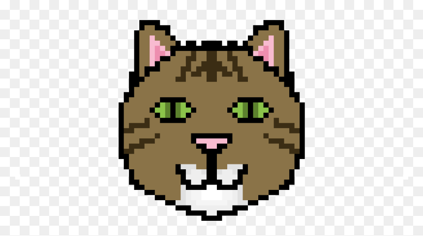 Cartoon Clipart , Png Download - Planet Pixel Art Png, Transparent Png - tabby cat png