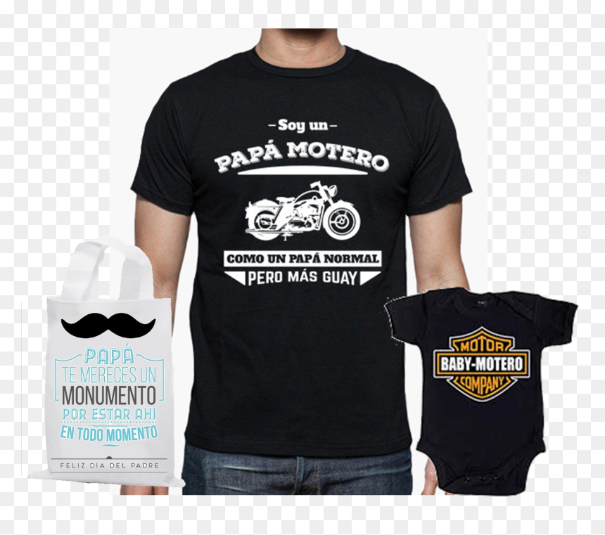 Soy Un Papa Biker, HD Png Download - feliz dia del padre png