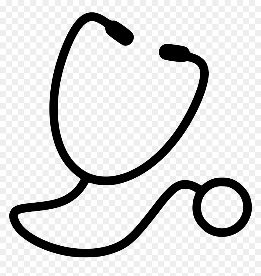 White Stethoscope Icon Png Transparent Clipart , Png - Transparent Background Png Clipart Stethoscope Png, Png Download - stethoscope icon png