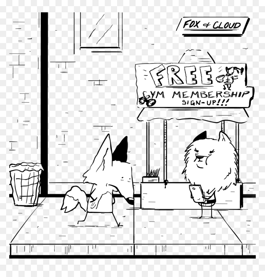 7 - Cartoon, HD Png Download - comic cloud png