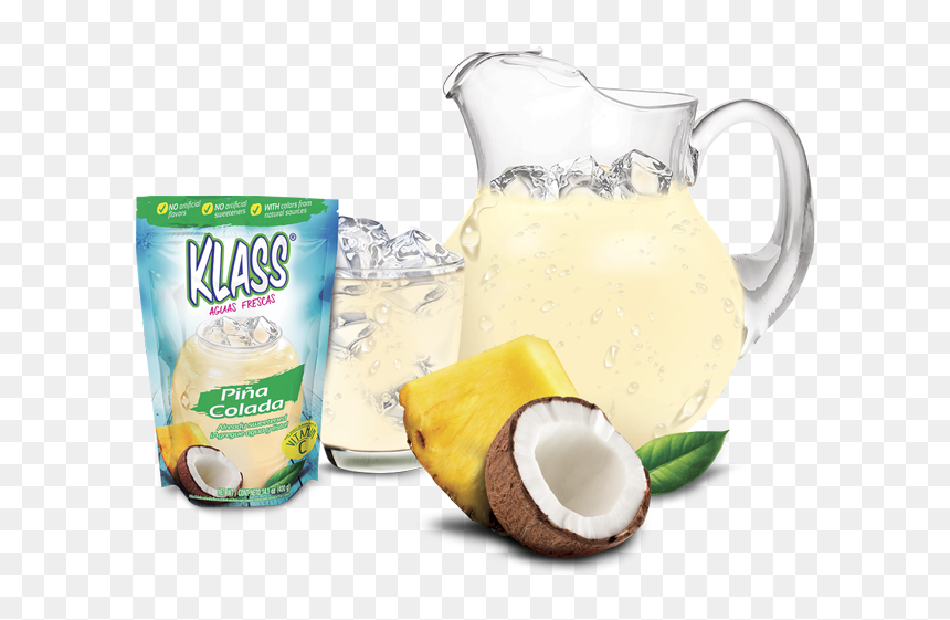 Sabor Del Mes Piña Colada Jarra- Klass - Agua Fresca Klass Pina Colada, HD Png Download - piña colada png