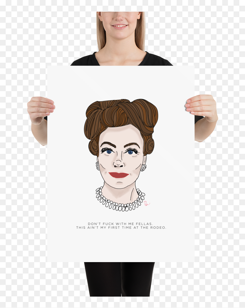 Joan-print Mockup Person Person, HD Png Download - lipstick print png