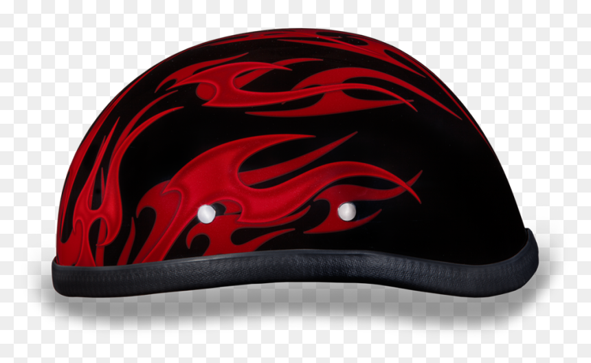 Dot Approved German Motorcycle Helmets With Spike - Motorcycle Helmet With Flames, HD Png Download - nazi helmet png