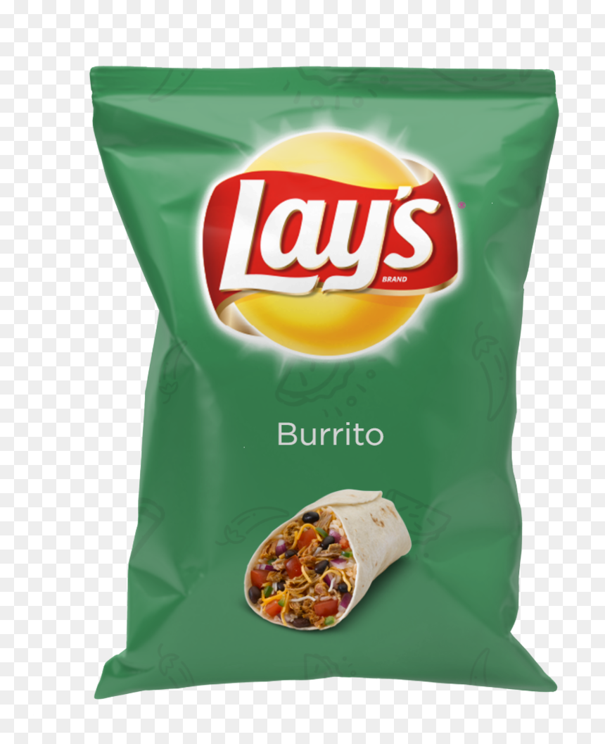 Burrito-lays - Funny Lays Chips Flavors, HD Png Download - lays png