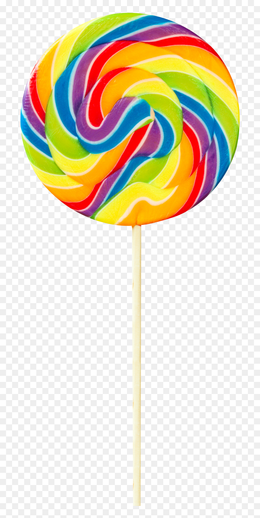 Swirl Lollipop Png Image - Lollipop Png Transparent, Png Download - colorful swirls png