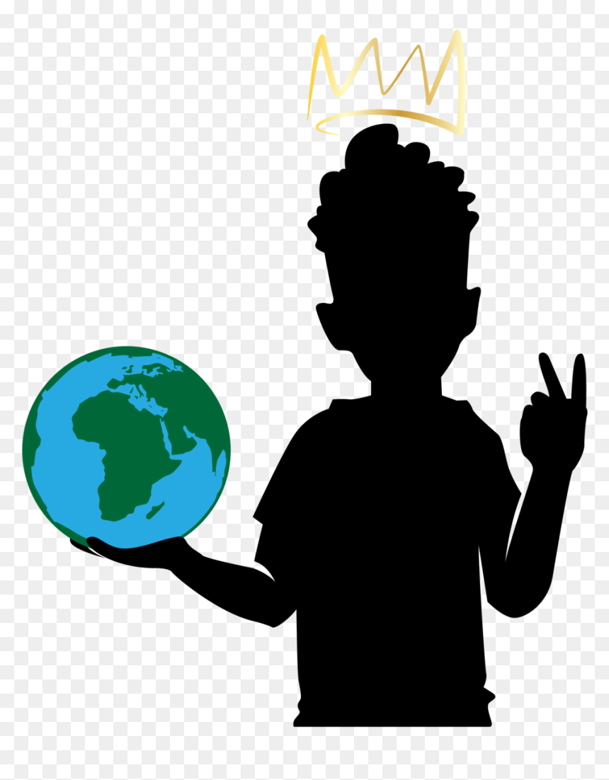 Transparent Globe Silhouette Png - Illustration, Png Download - globe silhouette png
