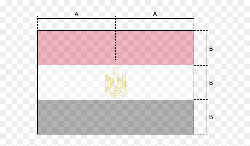 Construction Sheet Flag Egypt, HD Png Download - egypt flag png
