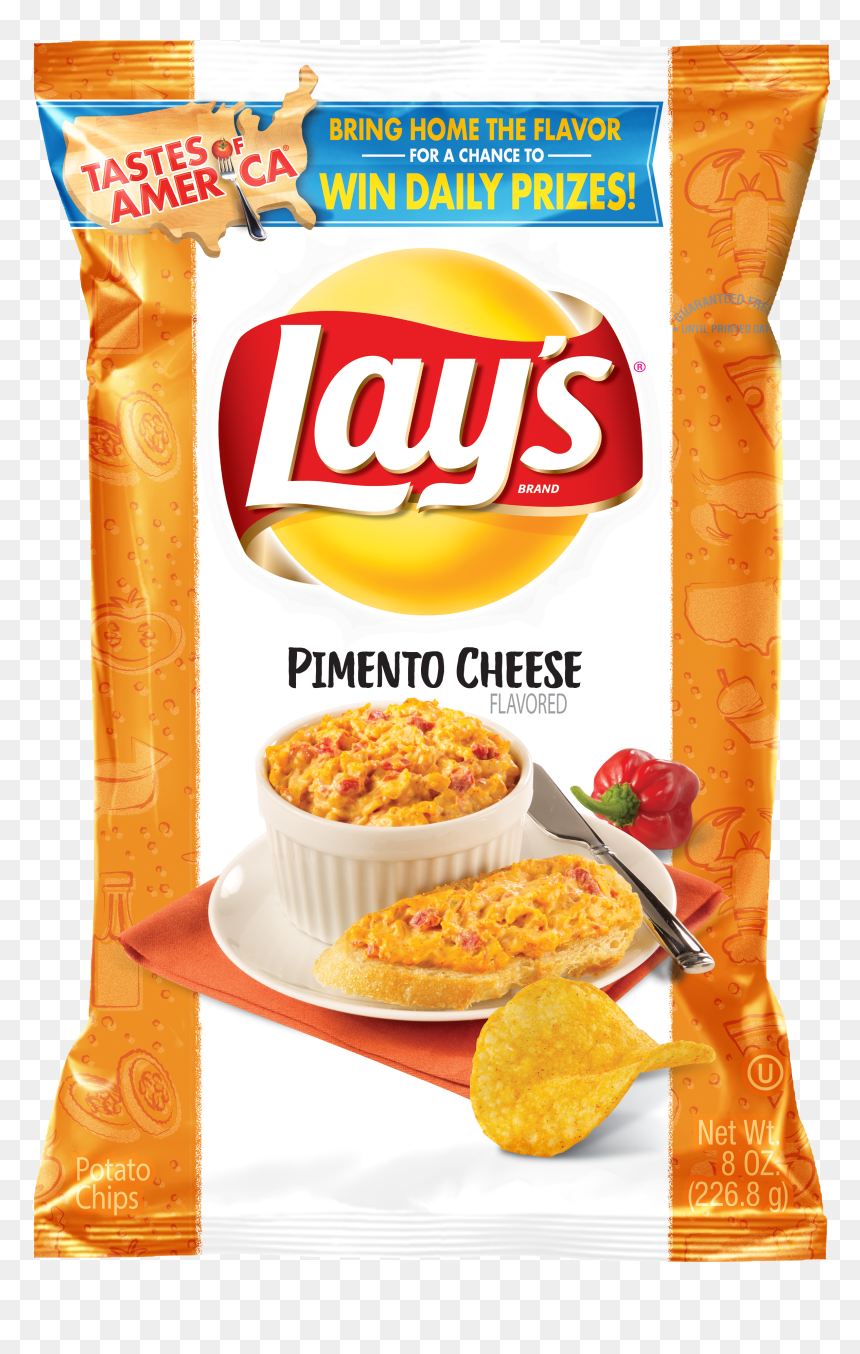 Pimento Cheese Lays Chips, HD Png Download - lays png