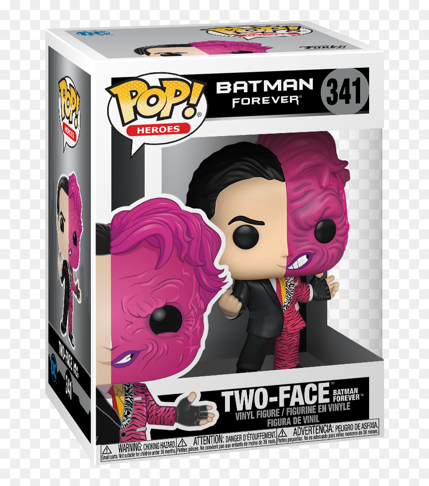 Batman Forever Funko Pop, HD Png Download - two face png