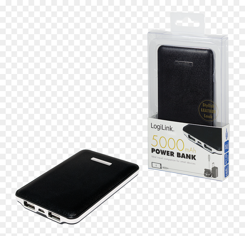 Pa0125b Mobile Power Bank With Leather Texture Design, - Smartphone, HD Png Download - leather texture png