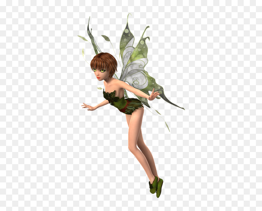Adult Coloring Page Elf Girl, HD Png Download - fairytale png
