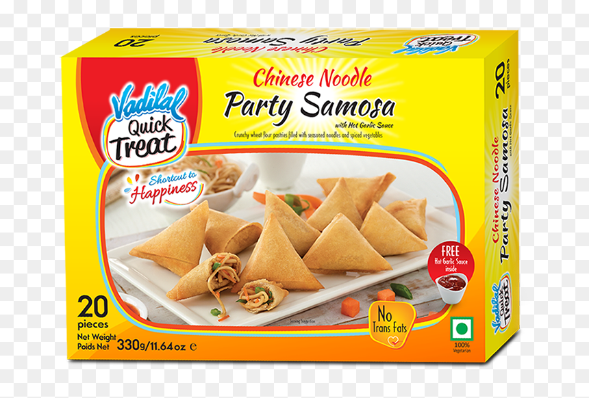 Chinese Noodle Party Samosa - Crab Rangoon, HD Png Download - samosa png