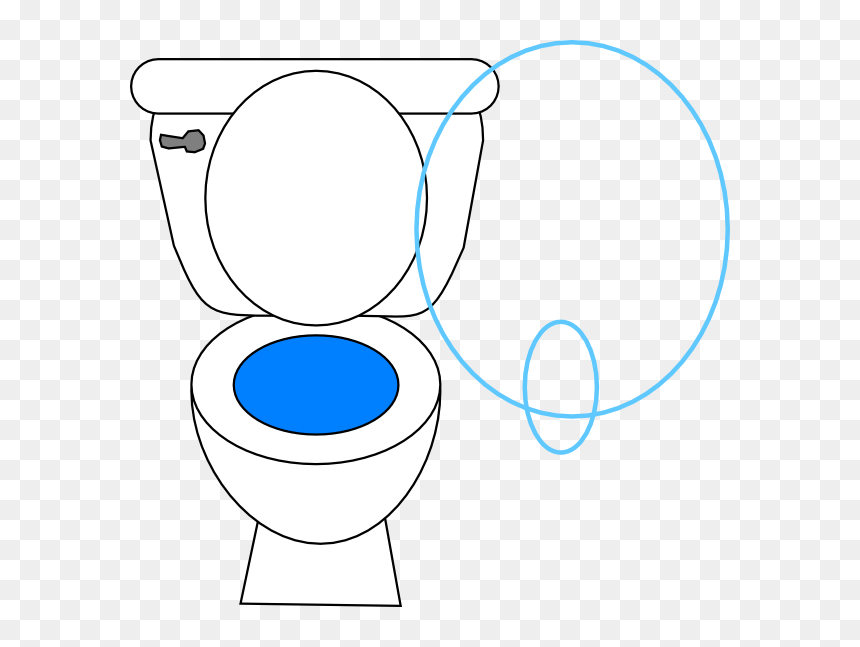 Toilet Clip Art , Png Download - Circle, Transparent Png - toilet clipart png