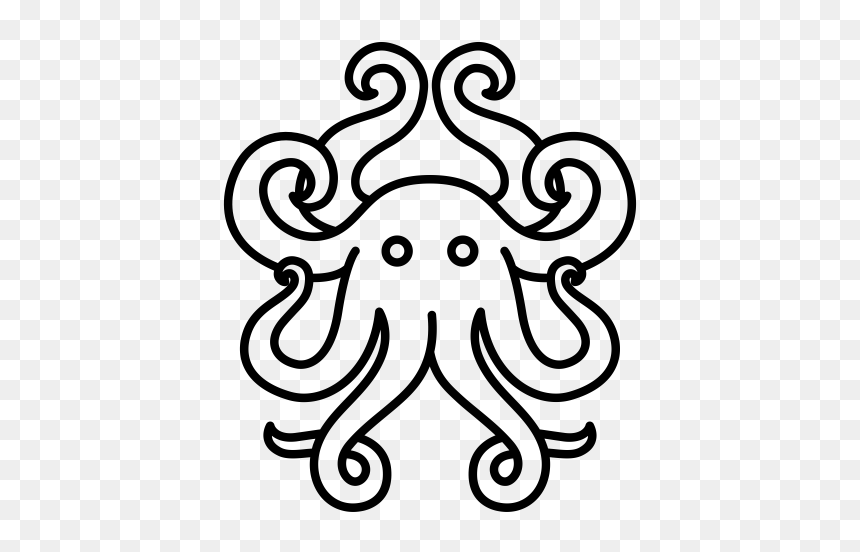 Octopus Rubber Stamp - Illustration, HD Png Download - rubber stamp png