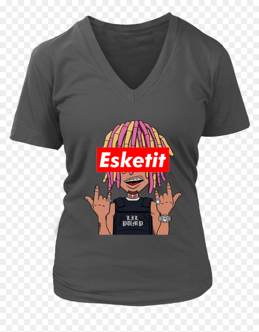 Lil Pump Cartoon Esskeetit T Shirt - Lil Pump Tshirt Png, Transparent Png - cartoon shirt png