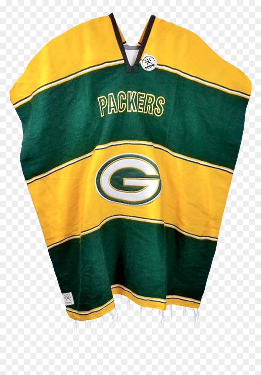 Official Green Bay Poncho, HD Png Download - mexican poncho png