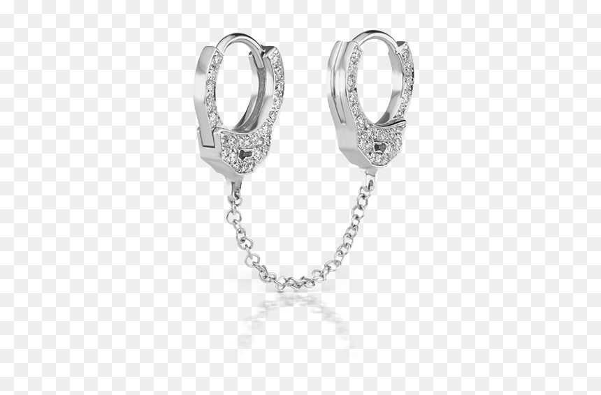 Hand Cuff Ear Piercing, HD Png Download - open handcuffs png