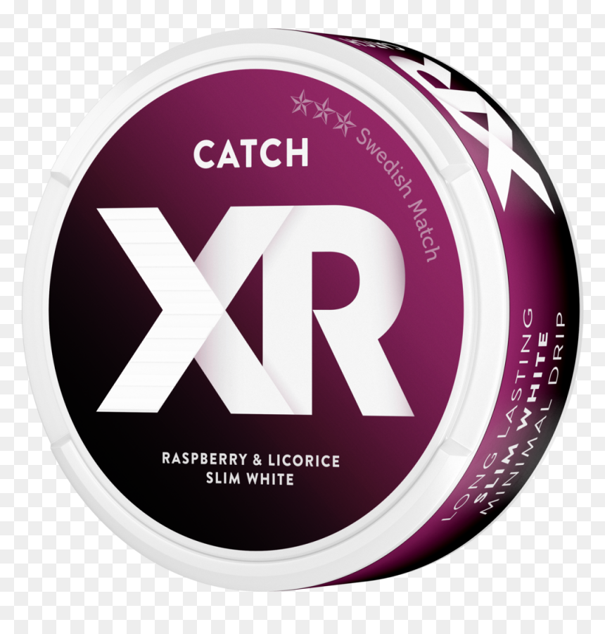 Xr Catch Raspberry Licorice Slim White - Circle, HD Png Download - licorice png