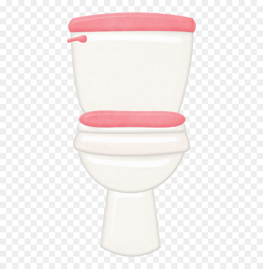 Potty Clipart Bathroom Furniture - Pink Toilet Clip Art, HD Png Download - toilet clipart png