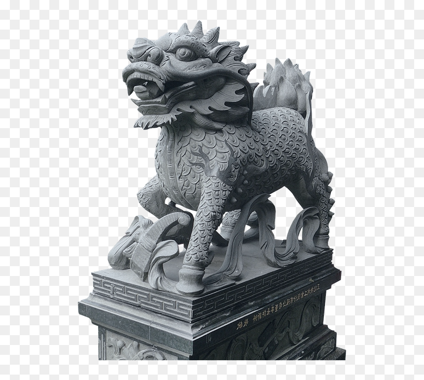 Chinese Dragon Statue - Statue, HD Png Download - asian dragon png