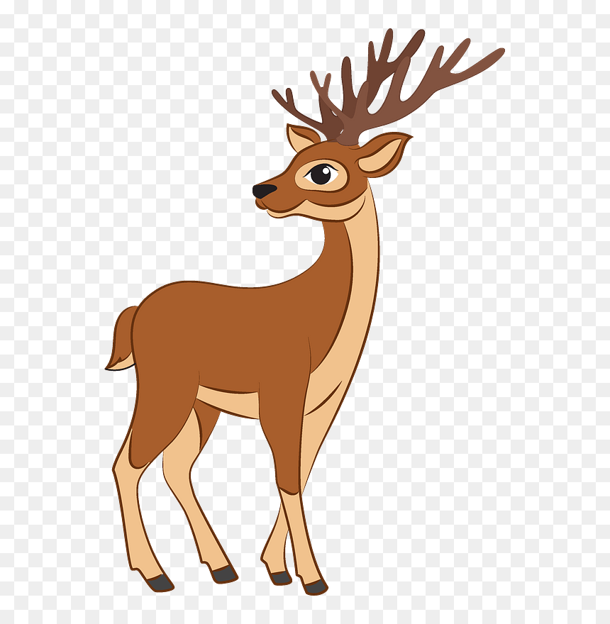 Reindeer Clipart - Reindeer, HD Png Download - reindeer clipart png