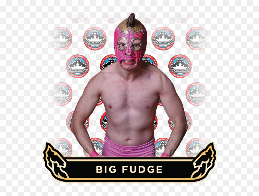 Profile Newy 2019 Big Fudge - Barechested, HD Png Download - lucha mask png