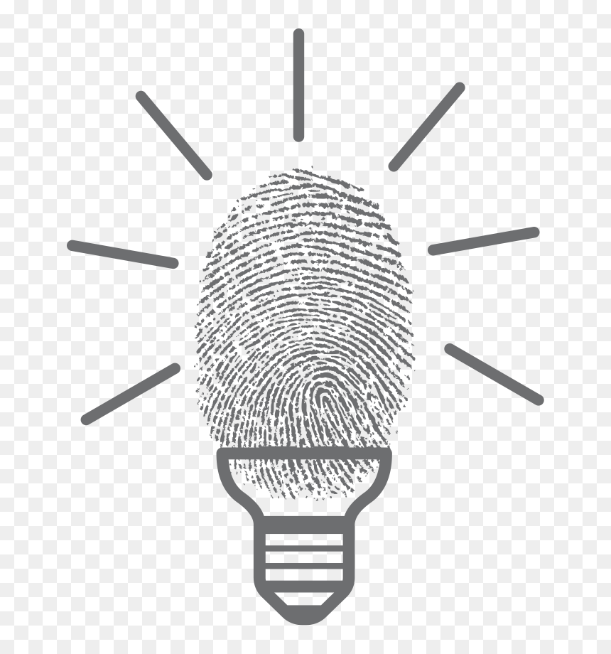 Fingerprint - Monochrome, HD Png Download - fingerprints png