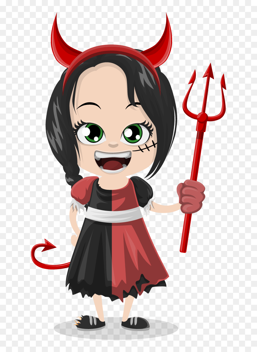 Halloween Vector - Cartoon, HD Png Download - kids vector png