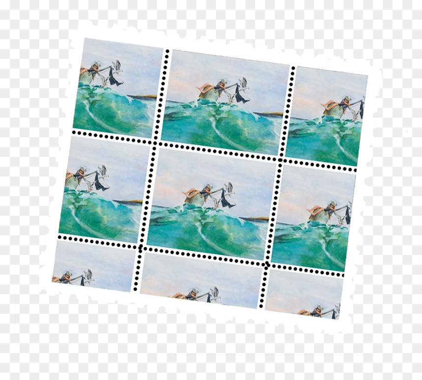 Vintage Stamp, Sailing, Vintage Postoffice, HD Png Download - vintage stamp png
