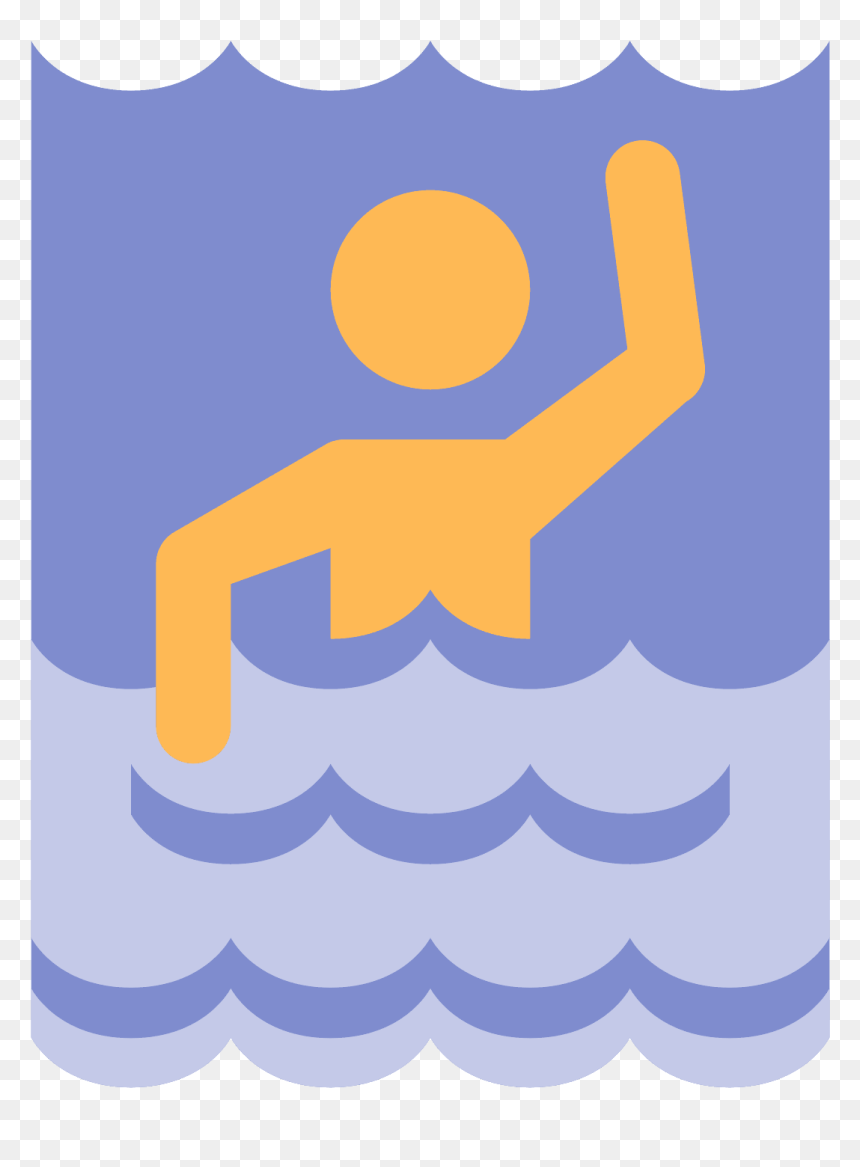 This Icon Is Depicting A Person Swimming - Portable Network Graphics, HD Png Download - person swimming png