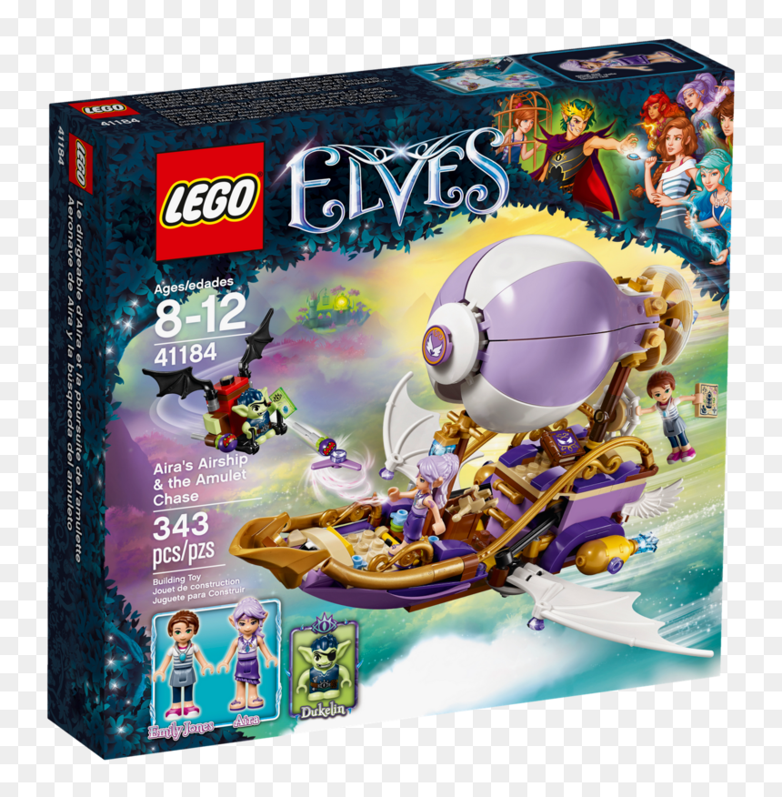 Lego Elves Aira's Airship, HD Png Download - airship png