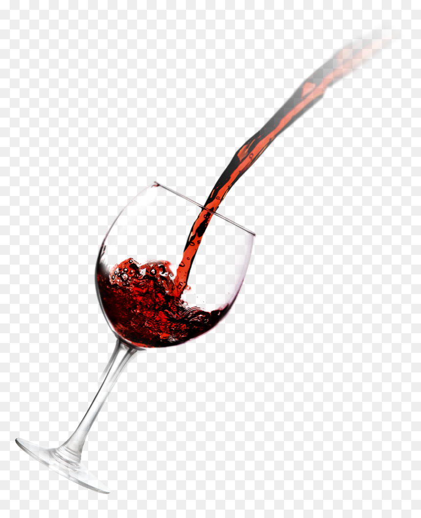 Glass - Чаша Червено Вино Гиф, HD Png Download - pouring wine png