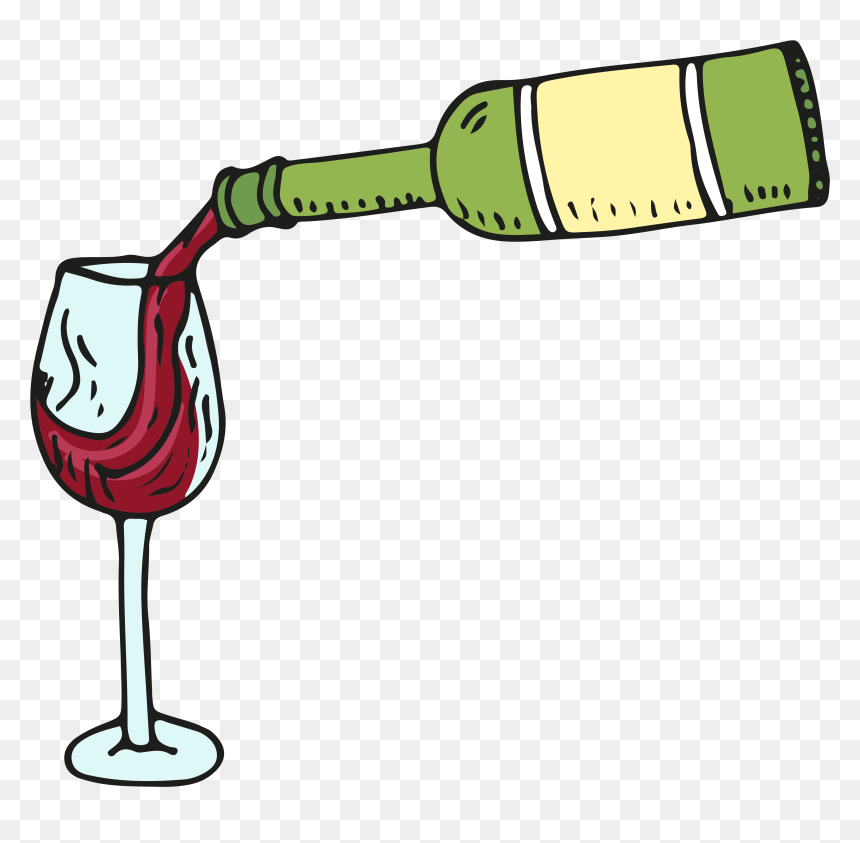 Clip Art, HD Png Download - pouring wine png