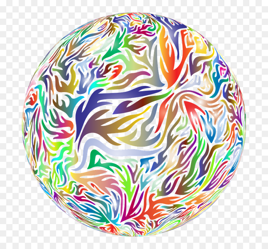 Sphere, Ball, Orb, Abstract, Geometric, Art, Flames - Clip Art, HD Png Download - flames clip art png