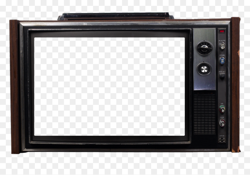 Retro Clipart Tv Set - Old Tv Png Hd, Transparent Png - retro television png