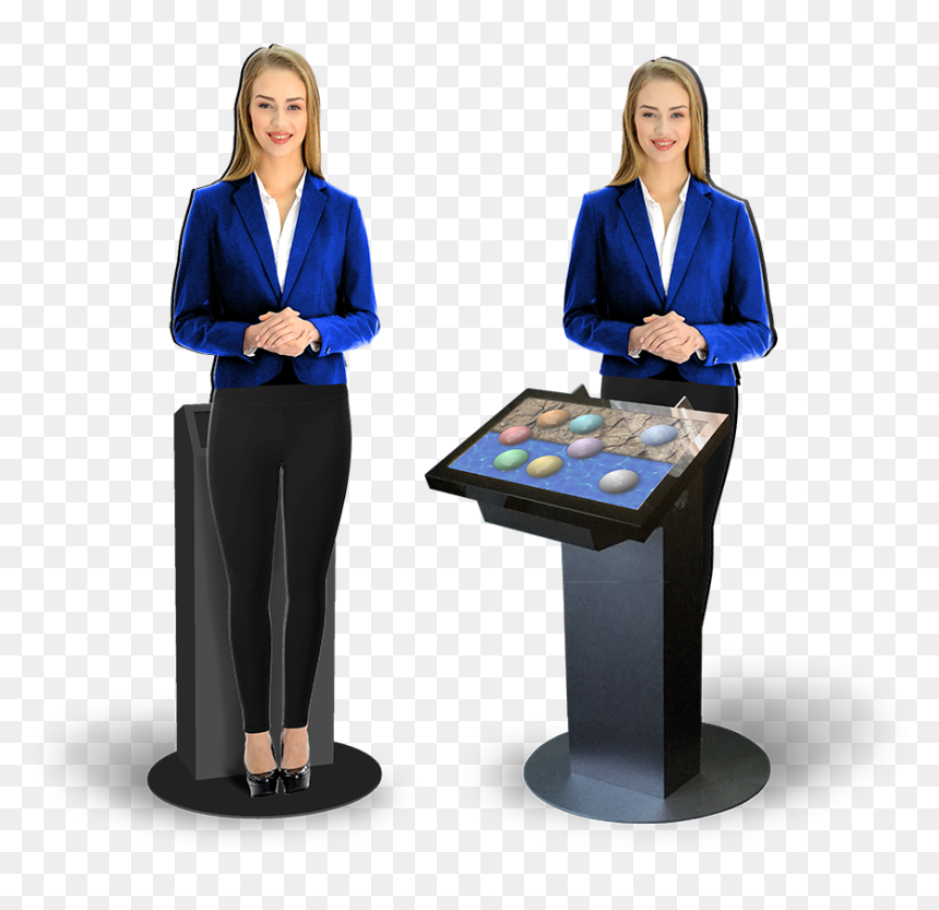 Holohost Is Your Virtual Booth Presenter Who Never - Businessperson, HD Png Download - presenter png